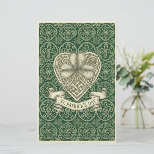 Elegant St. Patrick’s Day Irish Clover Value  (Standing Front)