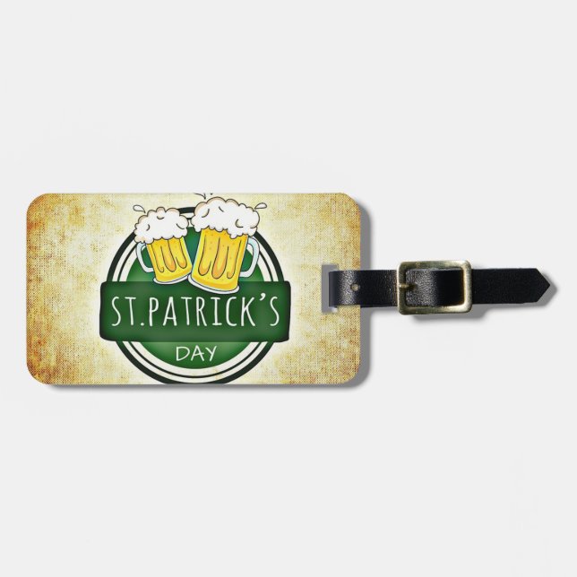 Elegant  St.Patrick`s Day Luggage Tag (Front Horizontal)
