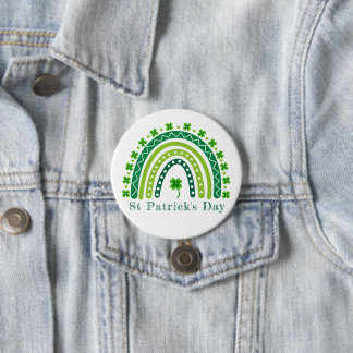 Elegant St. Patrick's Day Party Button