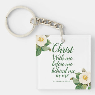Elegant St. Patrick's Prayer   Keychain