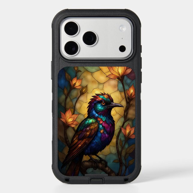 Elegant Stained Glass Phone Case | Luxury Artistic (Back)