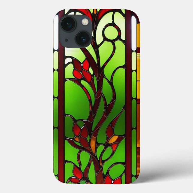 Elegant Stained Glass Window Panel Case-Mate iPhone Case (Back)