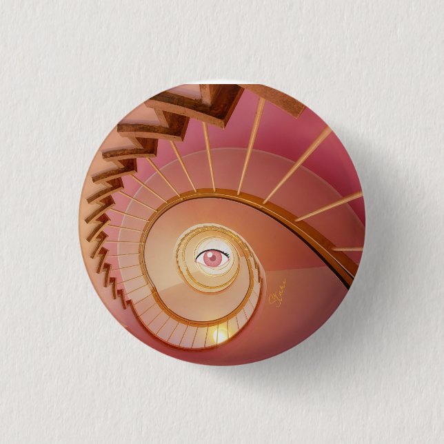 Elegant Staircase Small Eye Button (Front)