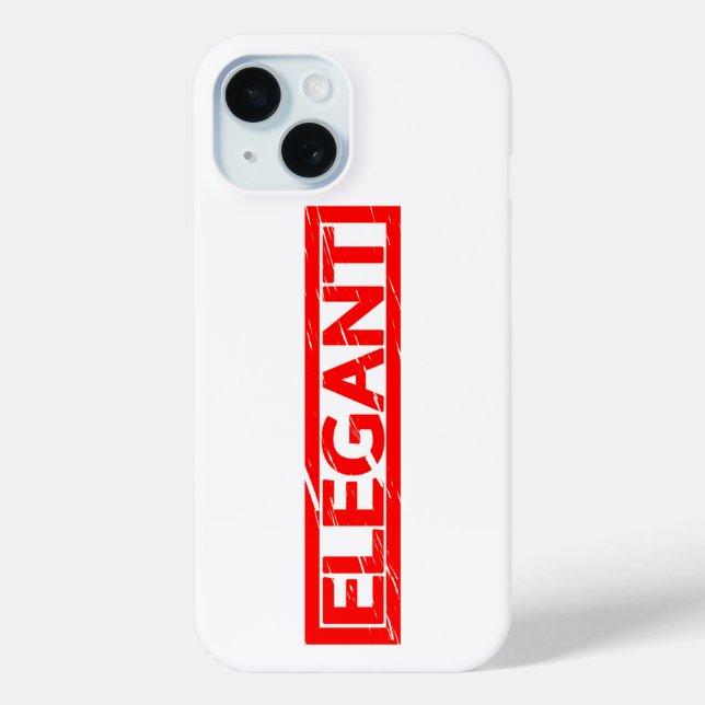 Elegant Stamp Case-Mate iPhone Case (Back)