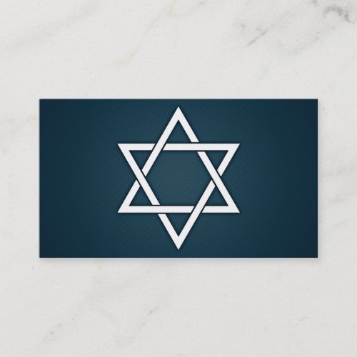 elegant star of david business card templates