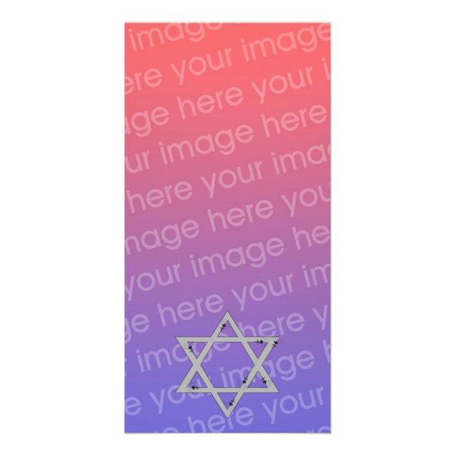 elegant star of david card (Front)
