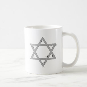 elegant star of david coffee mug