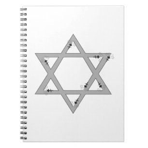 elegant star of david notebook