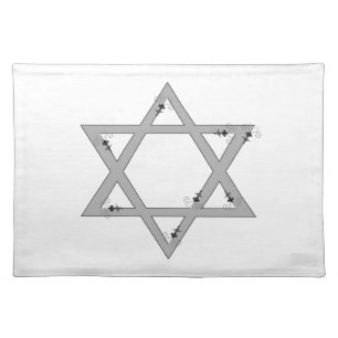 elegant star of david placemat