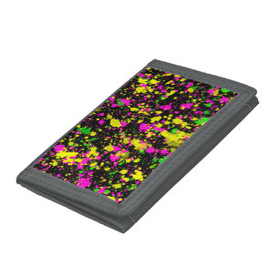 Elegant Starry Sky Multicolored Luxury Astronomy Tri-fold Wallet