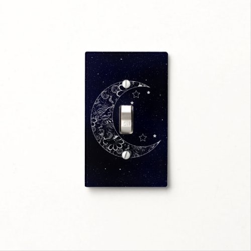Elegant Stars and Moon Light Switch Cover
