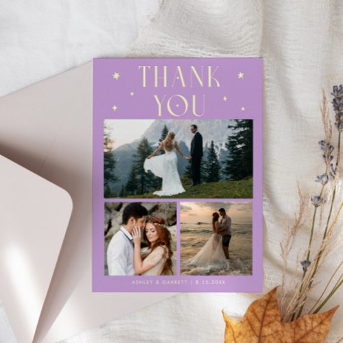 Elegant Stars Wedding Multi Photo Lemon Wisteria