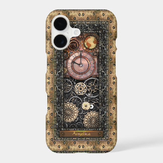 Elegant Steampunk Personalized iPhone 17 Case