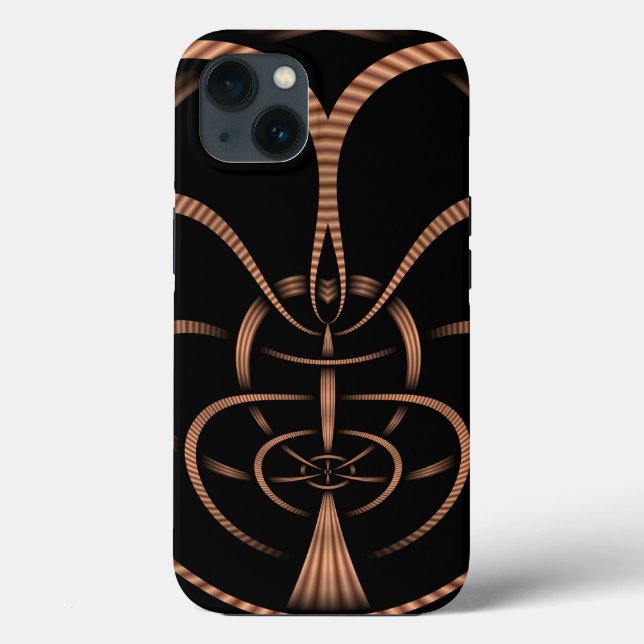 Elegant Steampunk: Wired for Sound Case-Mate iPhone Case (Back)
