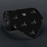 Elegant Stethoscope Doctor Gift Monogrammed Black Neck Tie<br><div class="desc">Introducing our Stethoscope Silhouette Tie – a sophisticated nod to the dedication and expertise of doctors, nurses, and medical professionals. This tie isn't just an accessory; it's a visual tribute to the heartbeat of healthcare, making it an ideal gift for medical students, healthcare practitioners, and those in the noble profession...</div>