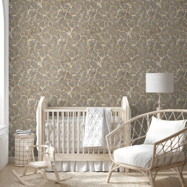 Elegant Stone and Gray Oval Wallpaper (Kids)
