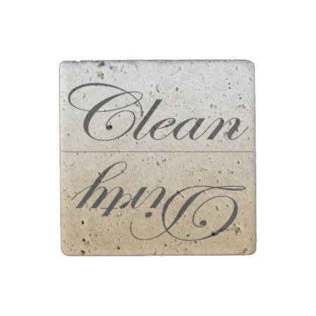 Elegant Stone Clean/dirty Dishwasher Kitchen Dish Stone Magnet