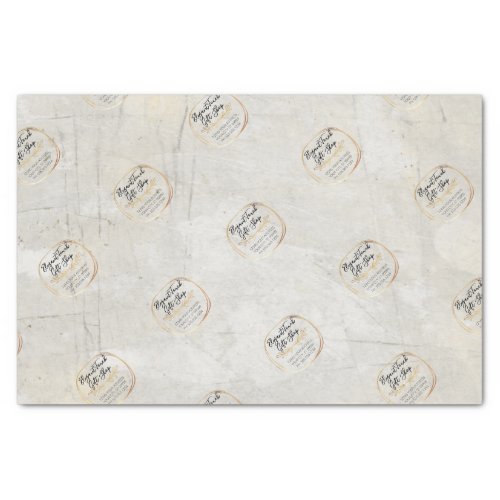 Elegant Store Corporate Branding Marble and Gold Tissue Paper
