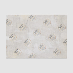 Elegant Store Corporate Branding Marble and Gold Tissue Paper