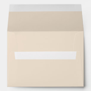 Elegant Straw Beige Wedding Matching Envelope
