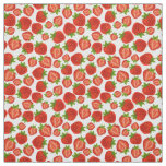 Elegant Strawberry Strawberries Red Berries Fabric