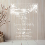 Elegant String Lights Surprise 70th Birthday Party Acrylic Invitations<br><div class="desc">This elegant clear acrylic surprise 70th birthday invitation is designed to set the stage for a truly memorable celebration. The customizable text templates allow you to add the name of the honored guest, the secret party details, and the venue with ease. Your loved one will be in for a night...</div>