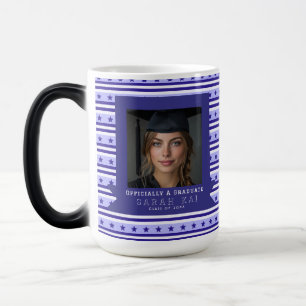 Elegant Stripe Pattern Gift For Him Grad Color Morph Mug
