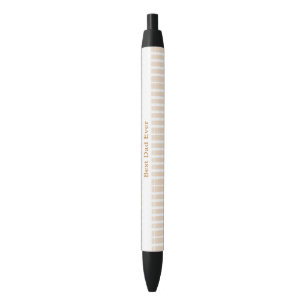 Elegant Striped Best Dad Ever Personalized Pen