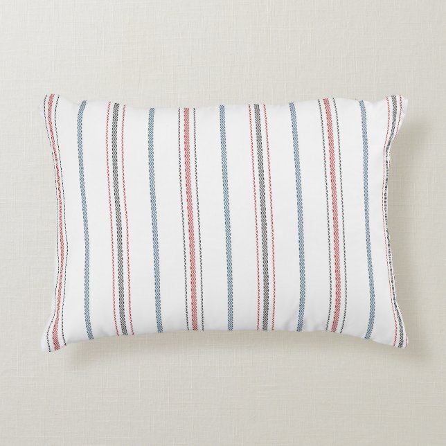 Elegant striped pattern. accent pillow (Front)