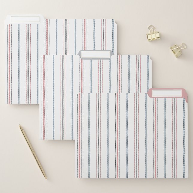 Elegant striped pattern. file folder (Set)