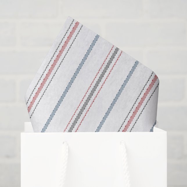 Elegant striped pattern. tissue paper (Gift Bag)