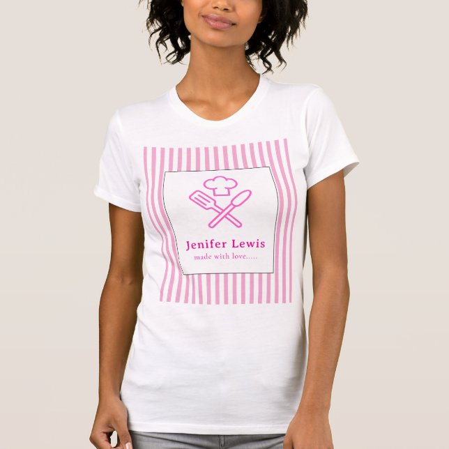 Elegant Striped T-Shirt (Front)