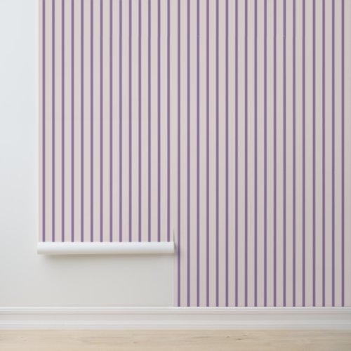 Elegant Stripes in Blush  Violet Wallpaper