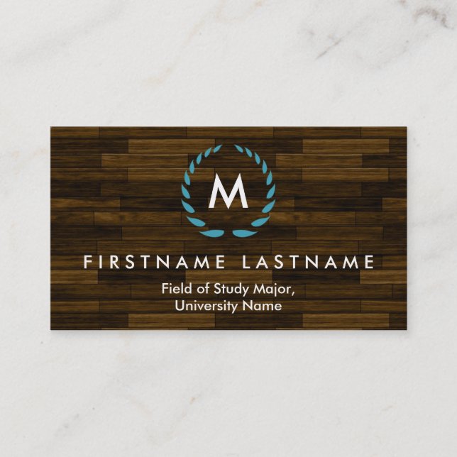 Elegant Student Business Cards (Front)