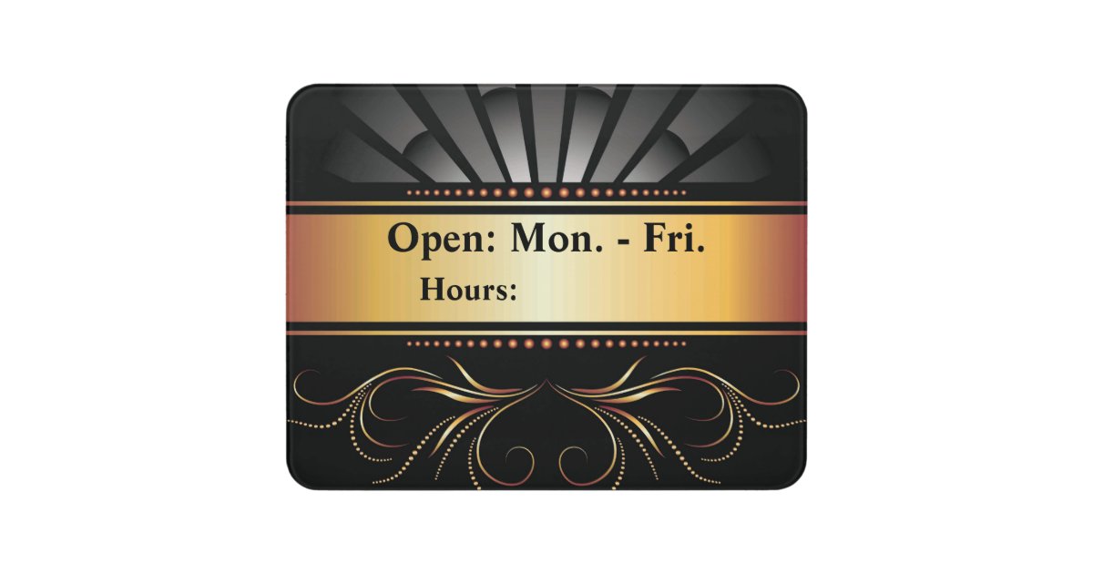 Business Door Sign Ideas