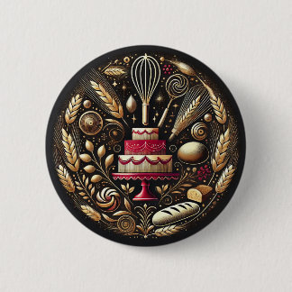 Elegant Stylish Baker Button