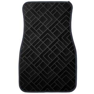Elegant Stylish Black Set of Car Mats