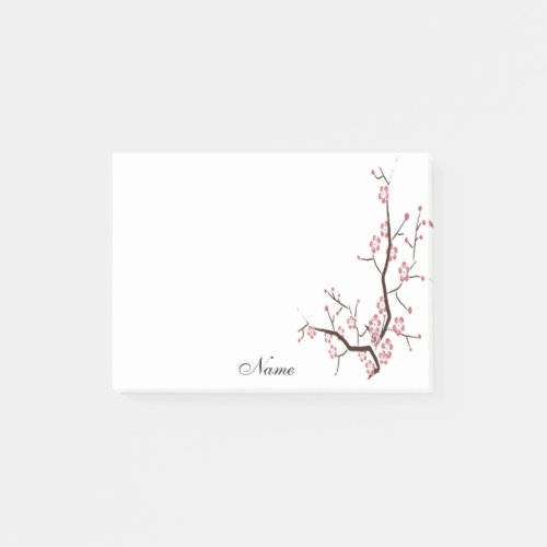 Elegant stylish cherry branch personalized post_it notes
