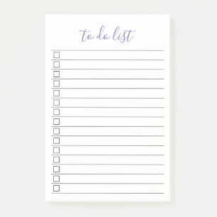 Elegant Stylish Chic Todo List Handwriting Script Post-it Notes