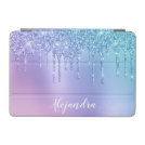 Elegant stylish chick blue & purple glitter drips iPad mini cover Elegant stylish chick blue & purple glitter drips iPad mini cover