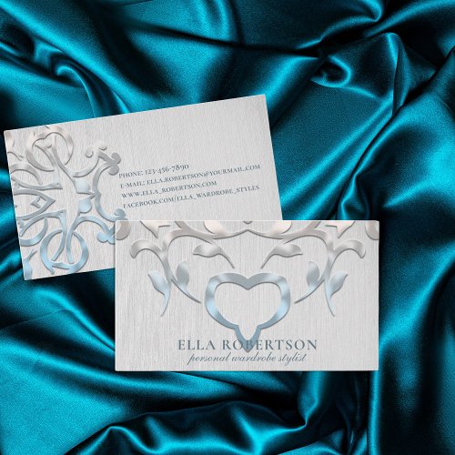 Elegant Stylish Fancy Personal Wardrobe Stylist Business Card