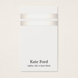 Off White Business Cards Templates Zazzle Elegant Stylish Faux Silver Striped Off White Business Card