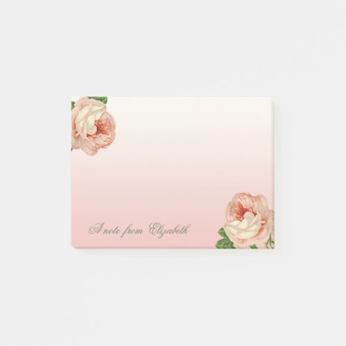 Elegant Stylish Girly  Roses Post_it Notes