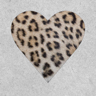 Elegant stylish leopard cheetah fur animal print patch