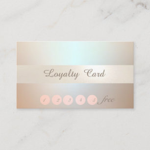 Elegant Stylish,Luminous  Confetti  Loyalty Card