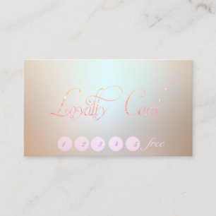 Elegant Stylish,Luminous Loyalty Card