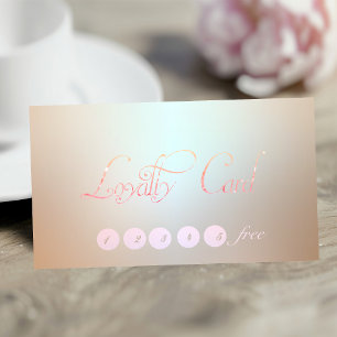 Elegant Stylish,Luminous   Loyalty Card