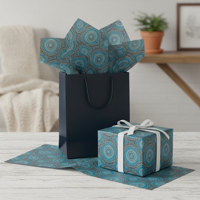Elegant Stylish Mandala Gift Wrap Tissue Paper (Creator Uploaded)