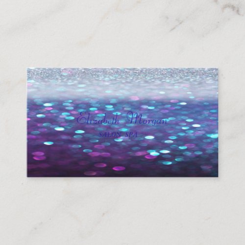 Elegant Stylish Modern Proffesional GlitteryBokeh Business Card