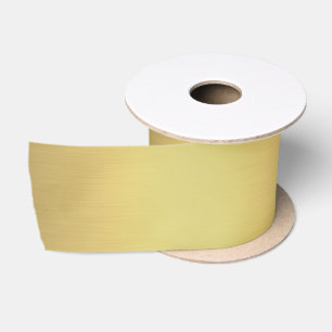 Elegant Stylish Ombre Shine Gold Foil Satin Ribbon